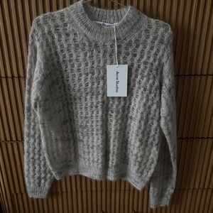 Acne Studios Gray Knit Sweater